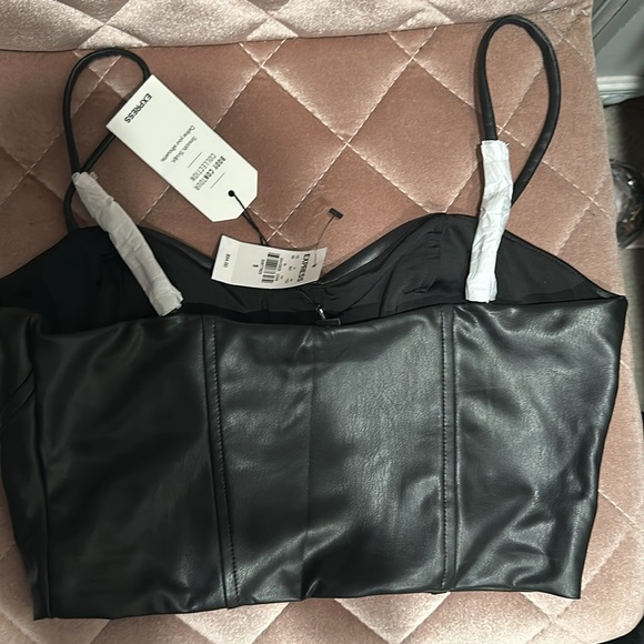 Leather Corset Top - Picture 3 of 3